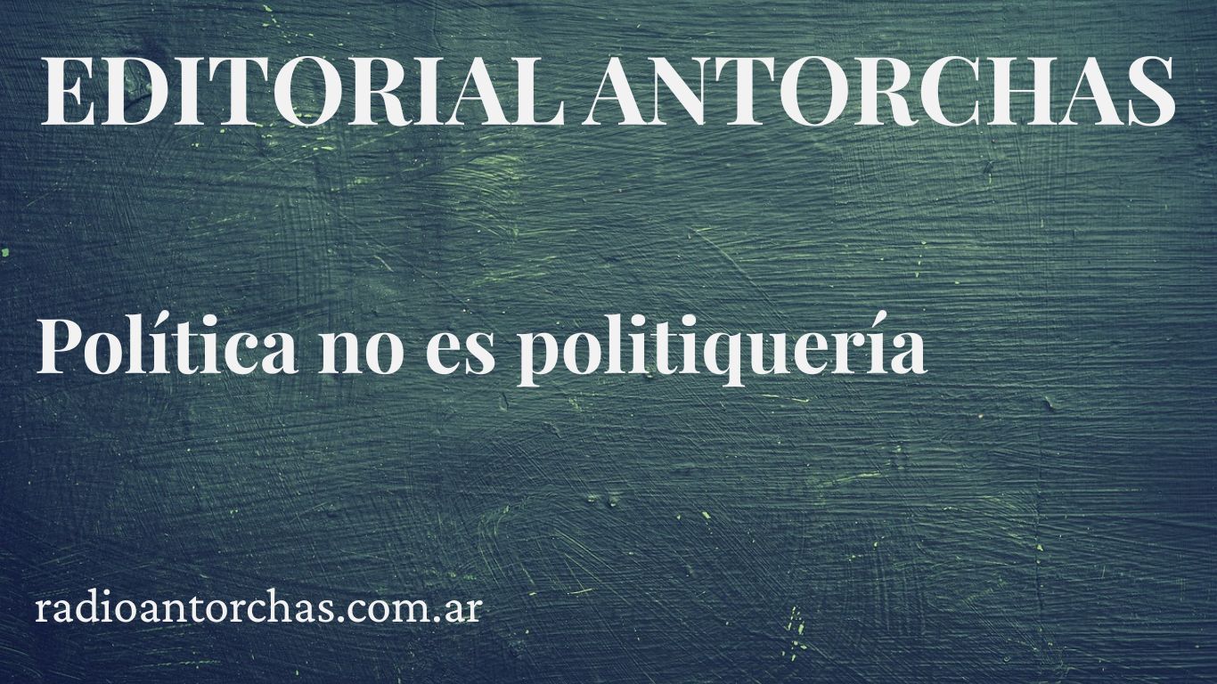 Política no es politiquería